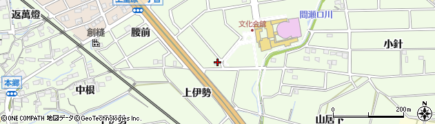愛知県知立市上重原町間瀬口周辺の地図