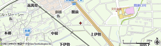 愛知県知立市上重原町腰前175周辺の地図