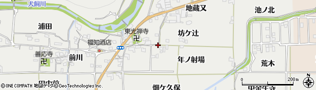 京都府亀岡市曽我部町犬飼（年ノ射場）周辺の地図