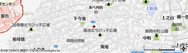愛知県知多郡東浦町森岡下今池28周辺の地図