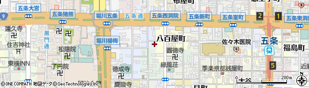 京都府京都市下京区天使突抜三丁目455周辺の地図