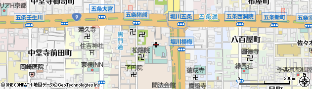 京都府京都市下京区柿本町716周辺の地図