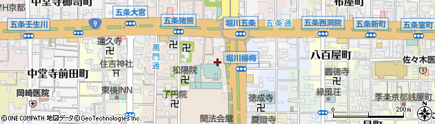 京都府京都市下京区柿本町727周辺の地図