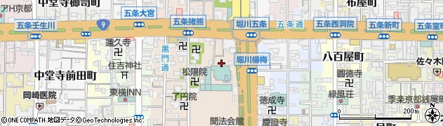 京都府京都市下京区柿本町717周辺の地図