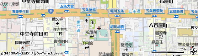 京都府京都市下京区柿本町715周辺の地図