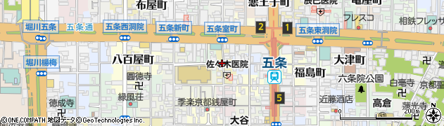 揚梅通周辺の地図