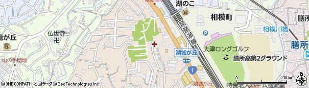 滋賀県大津市湖城が丘4周辺の地図