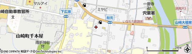 兵庫県宍粟市山崎町船元211周辺の地図