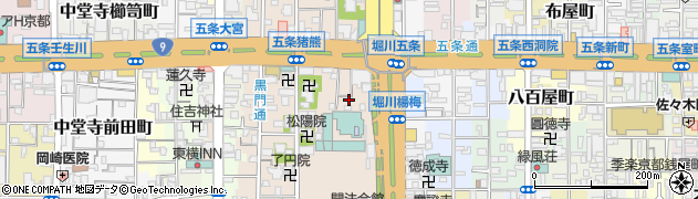 京都府京都市下京区柿本町722周辺の地図
