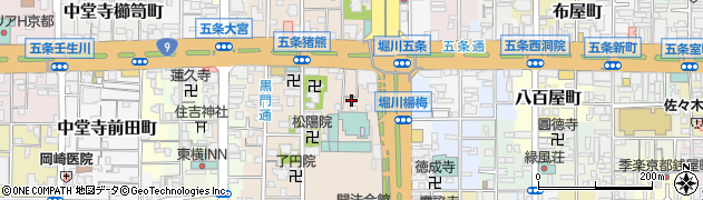 京都府京都市下京区柿本町721周辺の地図