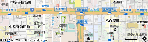 京都府京都市下京区柿本町726周辺の地図