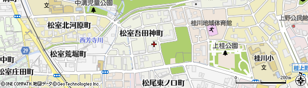 京都府京都市西京区松室吾田神町157周辺の地図