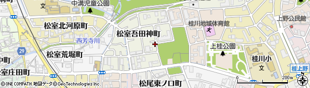京都府京都市西京区松室吾田神町155周辺の地図