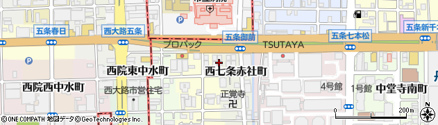 京都パナホーム株式会社　五条展示場周辺の地図