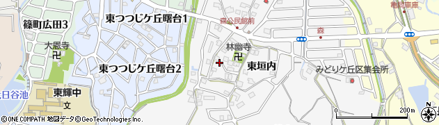 京都府亀岡市篠町森（上垣内）周辺の地図