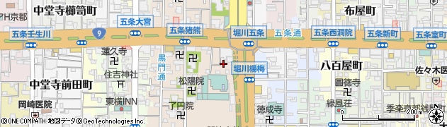 京都府京都市下京区柿本町730周辺の地図