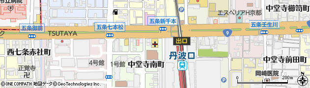 京都府京都市下京区中堂寺南町128周辺の地図