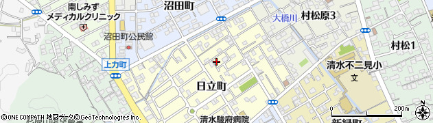 静岡県静岡市清水区日立町周辺の地図