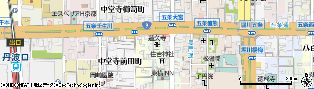 蓮久寺周辺の地図