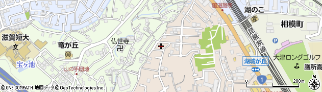滋賀県大津市湖城が丘37周辺の地図