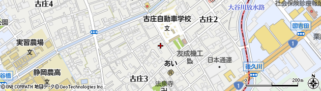 古庄自動車学校周辺の地図