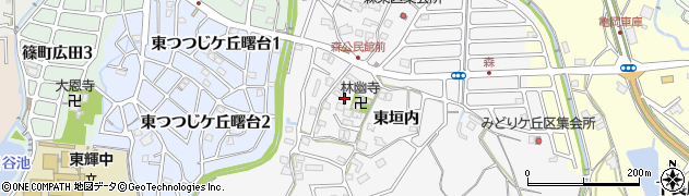 京都府亀岡市篠町森周辺の地図
