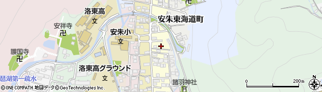 京都府京都市山科区安朱馬場ノ東町周辺の地図