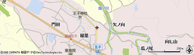 京都府亀岡市篠町王子（風呂ノ谷）周辺の地図