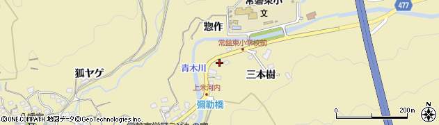 愛知県岡崎市米河内町（三島）周辺の地図