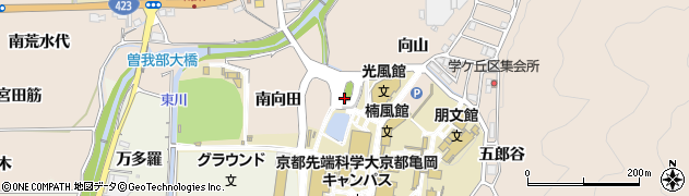 京都府亀岡市曽我部町南条周辺の地図