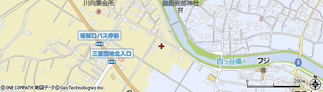 三重県四日市市西坂部町4599周辺の地図