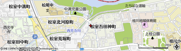 京都府京都市西京区松室吾田神町320周辺の地図