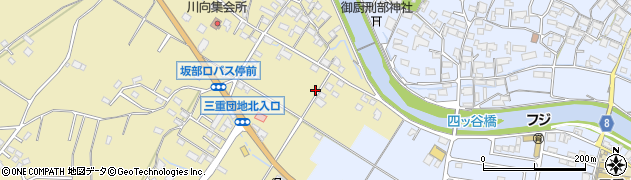 三重県四日市市西坂部町3768周辺の地図