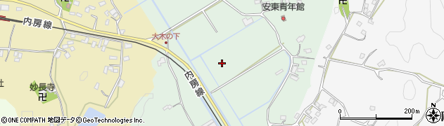千葉県館山市安東周辺の地図