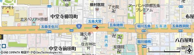 京都府京都市下京区南門前町周辺の地図