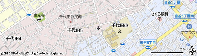 千代田スクール　英数教室周辺の地図