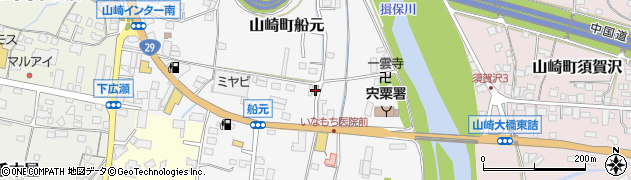 兵庫県宍粟市山崎町船元176周辺の地図