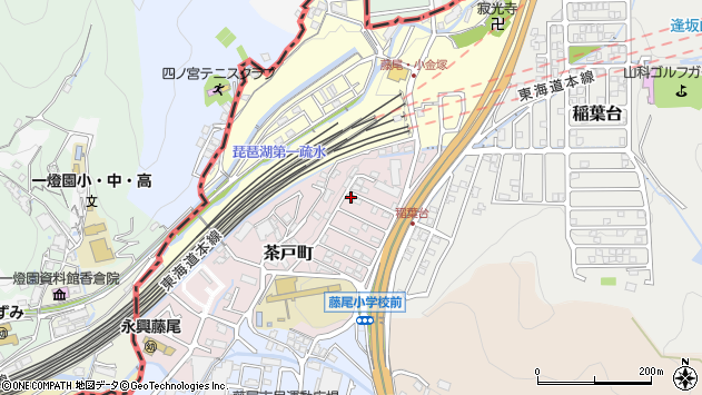 〒520-0066 滋賀県大津市茶戸町の地図