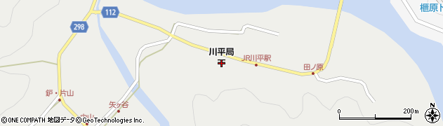 江津川平郵便局 ＡＴＭ周辺の地図