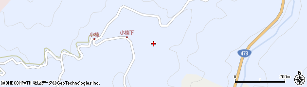 愛知県岡崎市小久田町（仲田）周辺の地図
