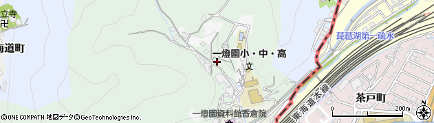 京都府京都市山科区四ノ宮柳山町周辺の地図