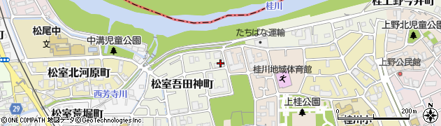 京都府京都市西京区松室吾田神町117周辺の地図