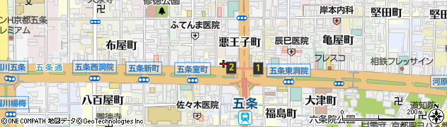 京都府京都市下京区醍醐町280周辺の地図