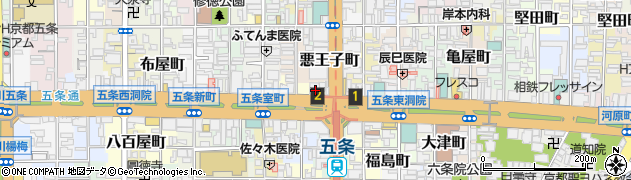 京都府京都市下京区醍醐町284周辺の地図