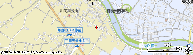 三重県四日市市西坂部町3770周辺の地図
