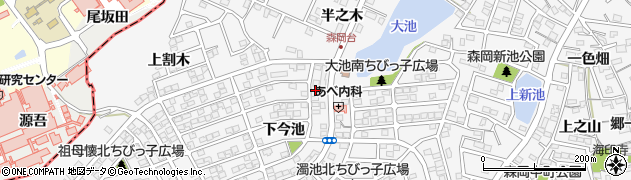 愛知県知多郡東浦町森岡下今池58周辺の地図