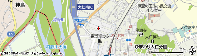 東芝テック株式会社静岡事業所　大仁警備室周辺の地図
