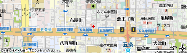 京都府京都市下京区東錺屋町173周辺の地図