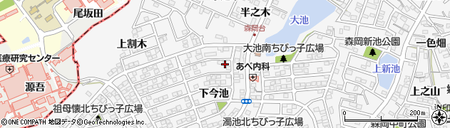 愛知県知多郡東浦町森岡下今池40周辺の地図
