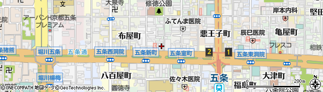 京都府京都市下京区東錺屋町175周辺の地図